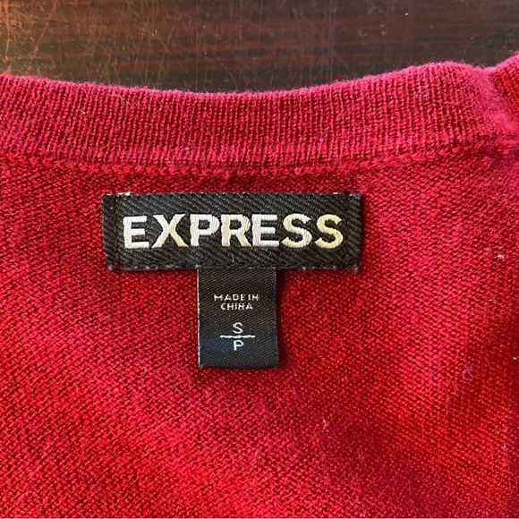 Express Red Knit Top - Picture 2 of 5